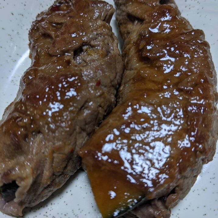 豚肉のかぼちゃまき